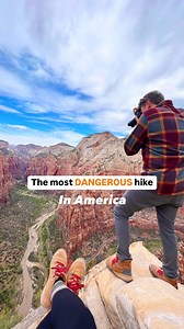 Why this ICONIC hike should be on your Bucket List 👇🏼 Angel’s Landing 🥾 Zion📍 Besides offering some of the most incredible views of one of the nation’s premier National Parks… This hike is the total experience 😍 Even though it’s often referred to as one of the scariest and most dangerous hikes in the United States… it’s still accessible to the casual hiker and it really isn’t that tough of a hike overall 🫶🏼 The hike is just under 4.5 miles total with just under 2000ft of elevation gain 🏔