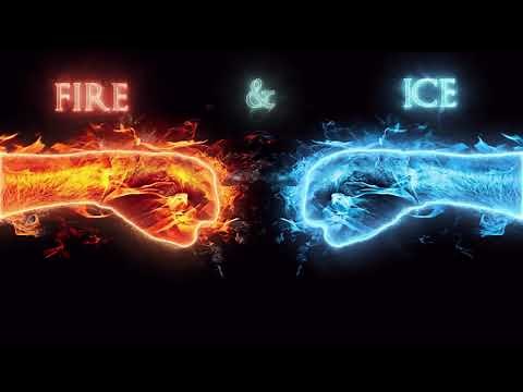 Fire and Ice Background Animated