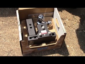 Installing B&W Tow & Stow Truck Trailer Hitch and adding Receiver Pin Locks