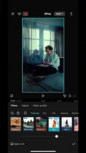 Halation effect Capcut tutorial