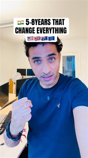 🇮🇳5-8 YEARS THAT CHANGE EVERYTHING🇺🇸🇬🇧🇦🇺🇪🇺 #job #life #europe #explore #travel