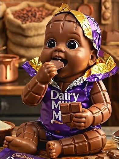 Kids Cartoon ASMR: Satisfying Chocolate Eating Sounds