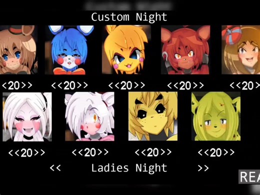 【非常难游戏/FNIA2重置版】第七夜全20通关