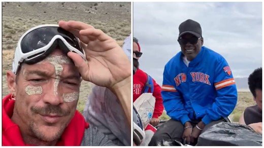 Diplo Says Comedian Chris Rock was “Bizzarely Scared’ Before Muddy 6-Mile Trek to Escape Burning Man Festival After Rain Trapped Attendees for Days