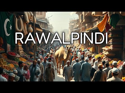 🇵🇰 PAKISTAN RAWALPINDI, RAJA BAZAR Full WALKING TOUR 4K