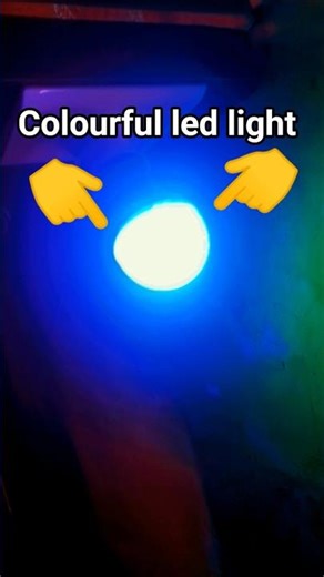 kharab bulb convert into colourful LED light # nabin The experiment king 👑