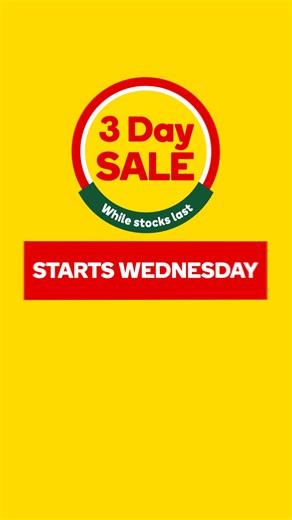Woolworths’ 3 Day Sale starts Wednesday! 💚 🛒🏃‍➡️ | Woolworths New Zealand