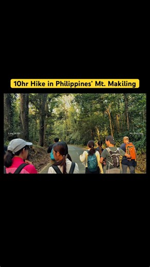 10hr Hike in Philippines’ Mt. Makiling ⛰️ #hike #hiking #nature