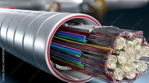 Medium framing of CAT6 twisted pair cable focusing on enhanced shielding and construction designed for higher data transmission speeds