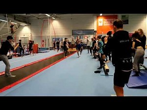 WORLD BEST ROUNDOFF TRIPLE BACKFLIP ON SPRING FLOOR !