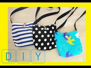 DIY簡単ちょっとお出かけサイズのショルダーバッグの作り方 how to make shoulder bag tutorial