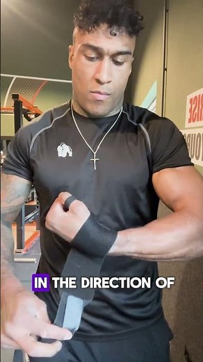 How to use Wrist Wraps #weightlifting #wristwraps