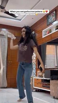 ગરબા ઘેલી💃😂#garba #navratri #navratrispecial #tishapolara #rjtisha #garbalover #garbagheli