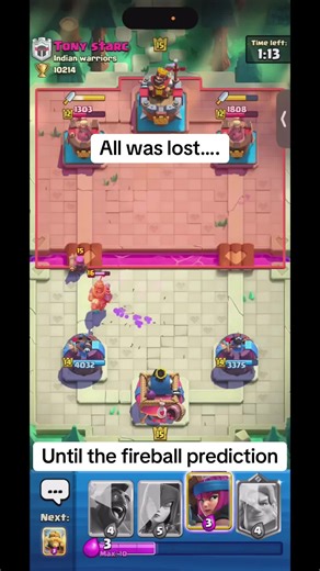 Fireball Prediction Saves the Day in Clash TikTok Live