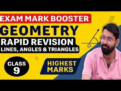 🔴Exam Mark Booster: Geometry Made Easy for Class 9 🔥|| 📚 Tripathi Sir’s Geometry Shortcut .