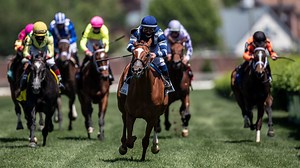 Maxfield continues rise with win in Alysheba; Gift List takes Edgewood in Oaks undercard