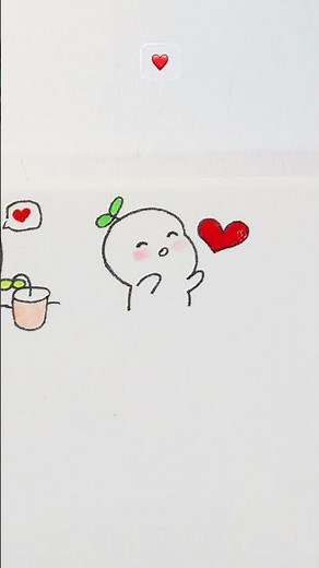 ❤️วาดรูปอิโมจิ น่ารัก #วาดรูปกัน #วาดรูป #อิโมจิ #drawing #cute