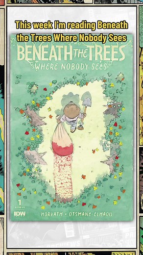 #AnimalCrossing meets #Dexter in this delightfully cute yet horrific story from @IDW Publishing. Pick up “Beneath the Trees Where Nobody Sees” at your local comic shop! #comictok