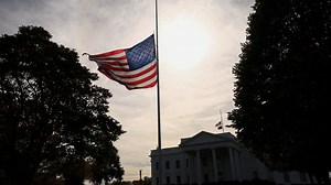 Should US flags be at half-staff after death of Dick Cheney? When, where is the funeral?