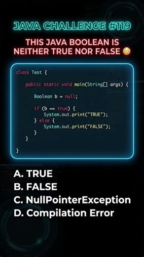 This Java Boolean Is Neither TRUE Nor FALSE 😳