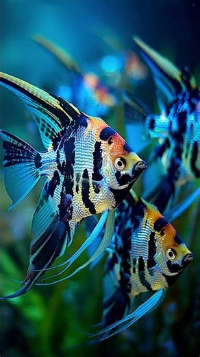 Freshwater Angelfish in the Flooded Forest