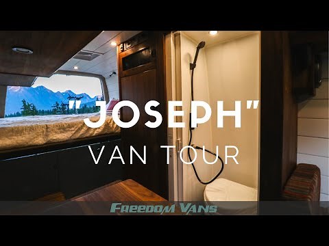 Lifted Sprinter 4x4 170" Extended Family Van Conversion with Bathroom TOUR