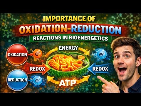 Importance of oxidation-reduction reaction | Bioenergetics | Photosynthesis | Respiration|