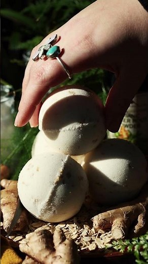 Warming Bath Bomb Recipe With Ginger