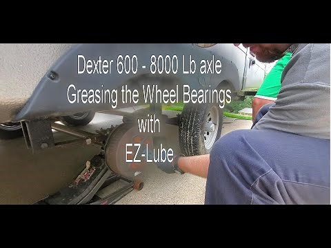 EZ-Lube Dexter Axle Greasing on 2018 Hideout