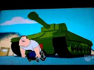 Family Guy: half empty bottle of toothpaste