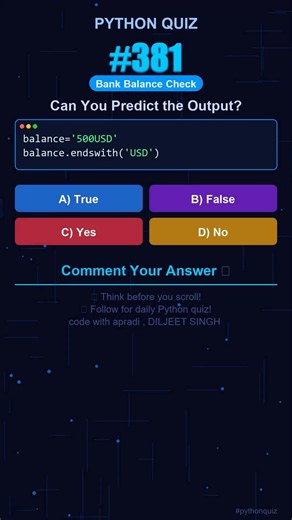 Python Quiz #381 — Can You Predict the Output? #shorts #python
