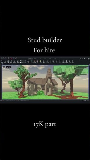 17K stud part for this map in Roblox studio #roblox #robloxstudio #developer #viral #fpy #building