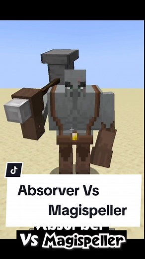 Absorver Vs Magispeller #minecraftbattles #minecrafttiktok #Minecraft #minecraftbattle