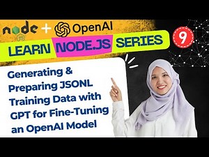 9-Generating & Preparing JSONL Training Data with GPT for Fine-Tuning an OpenAI Model