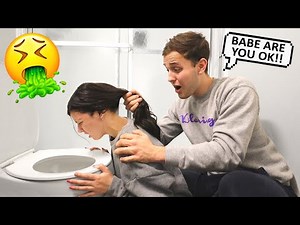 Getting Sick In The Middle Of The Night!! *HE HAS THE BEST REACTION*