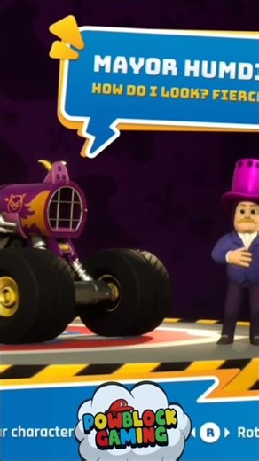Mayor Humdinger's Character Select Animations! 🎩🐶 | PAW Patrol Rescue Wheels: Championship