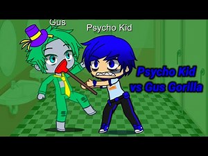 Eric in Willy's Wonderland | Psycho Kid vs Gus Gorilla | Gacha Mini Movie