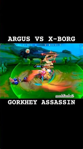 Argus Won’t Die! 1v1 Showdown Against X.Borg 💥 | Mobile Legends