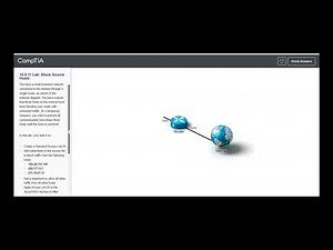 Testout | Network + | 10.5.11 Lab: Block Source Hosts