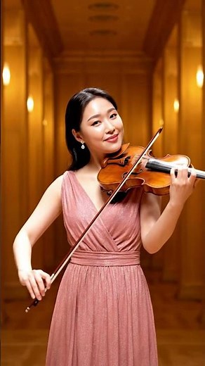 Elegant Live Violin Performance Under Warm Stage Lights