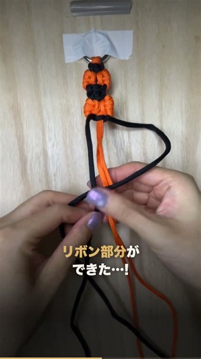 編み物初心者が約40分で編んだペットボトルホルダー|パラコード作品#3|Paracord bottle holder