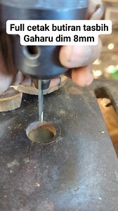 Full proses cetak butiran tasbih Kayu gaharu super hitam limited edition Wa.me/6285333333226 #fyp #reels | Syamil Handycraft Official