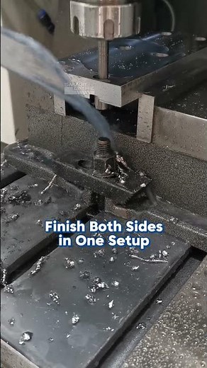 How to Achieve Precision Step Hole Machining on VMC 540 CNC Back Pull Boring Process. #smartlathe