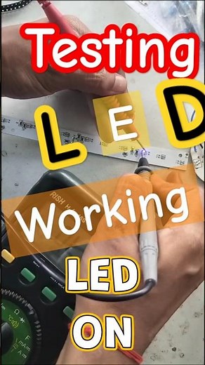 LED testing #ledtester #digital #multimeter #led #simplecircuit #simple