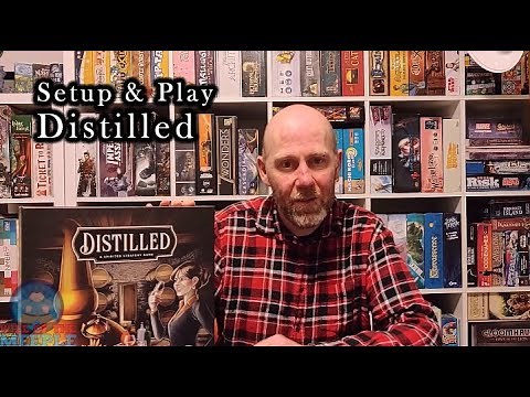 Distilled Board Game Setup and Game Play Tutorial How to Play