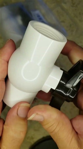 Easy install, no leaks---PVC Ball Valve Threaded #shorts #PVC #howto