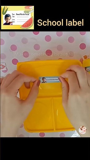 Back to School: create your own LABELS & STICKERS for with Canva #backtoschool #label سكول ليبل