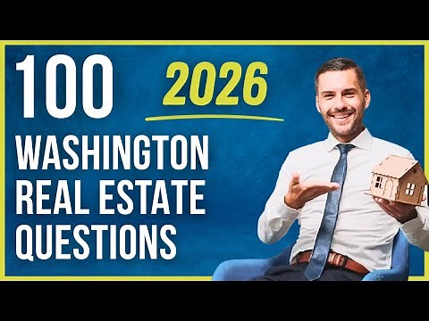 Washington Real Estate Exam 2026 (100 Questions with Explained Answers)
