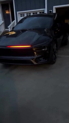 Model Y Juniper Knight Rider Custom Upgrade #shorts #knightriders #telsa #cyberglow