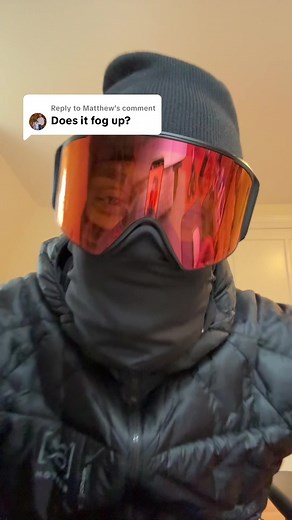 Replying to @Matthew nope! We’ll do another test in snow conditions in the coming month #anon #goggles #winter